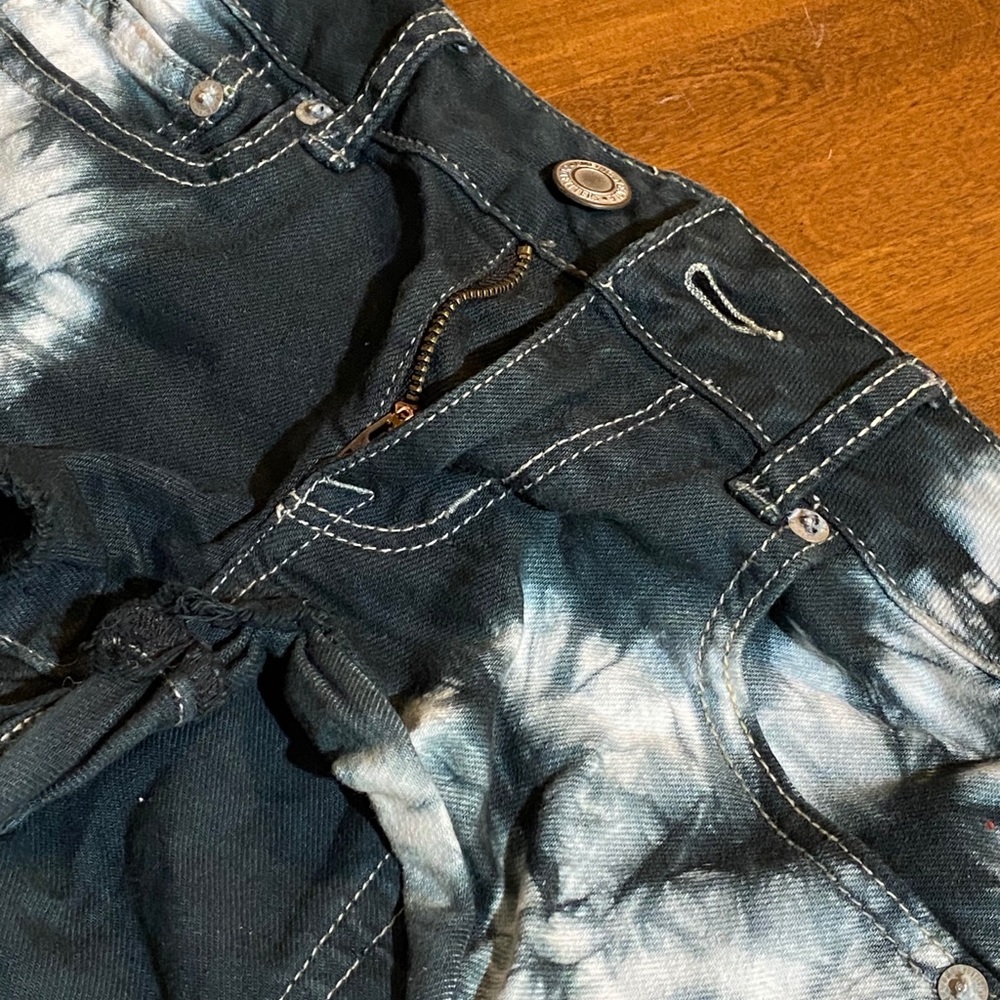 Tie Dye American Eagle Stretch Jean Shorts 🖤🤍